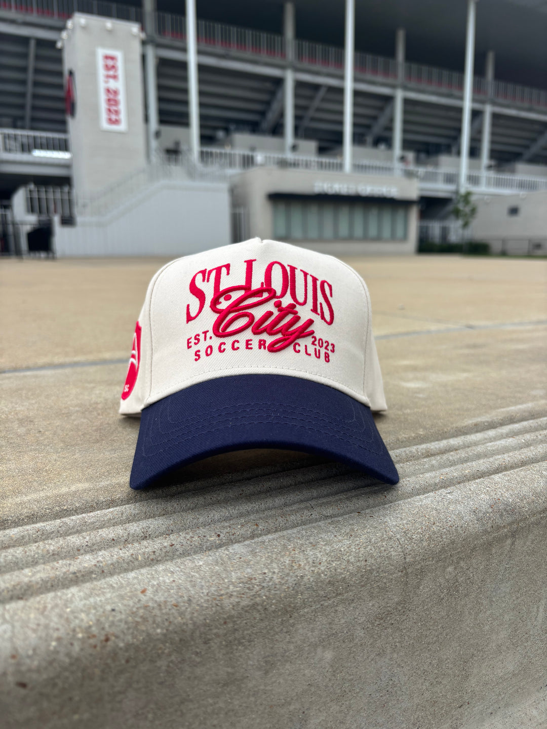 SERIES SIX ST. LOUIS SCRIPT OVERLAY HAT