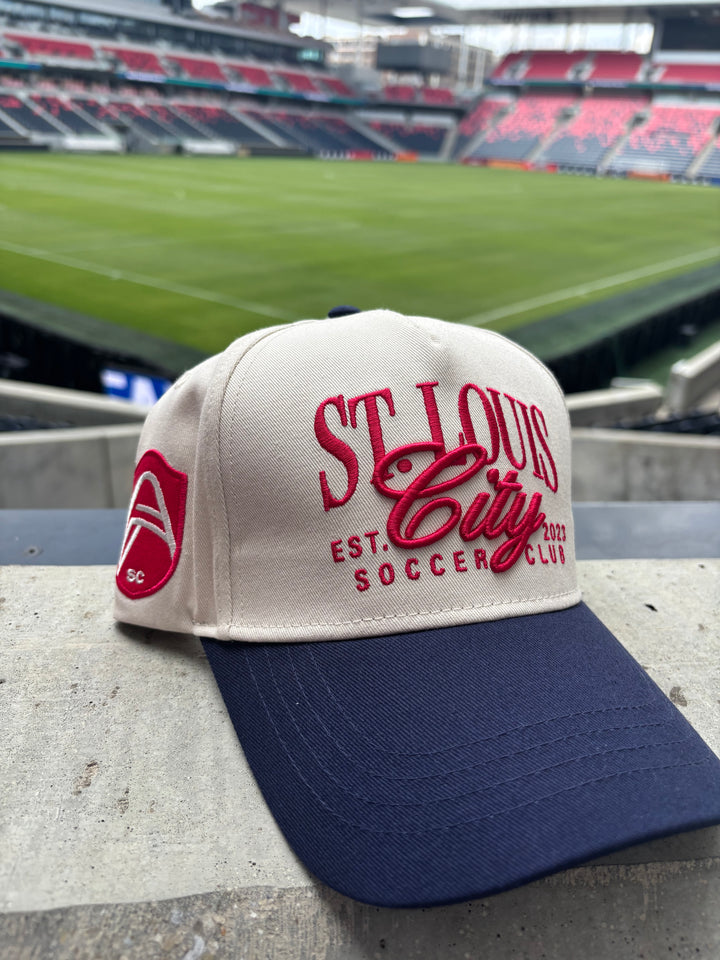 SERIES SIX ST. LOUIS SCRIPT OVERLAY HAT