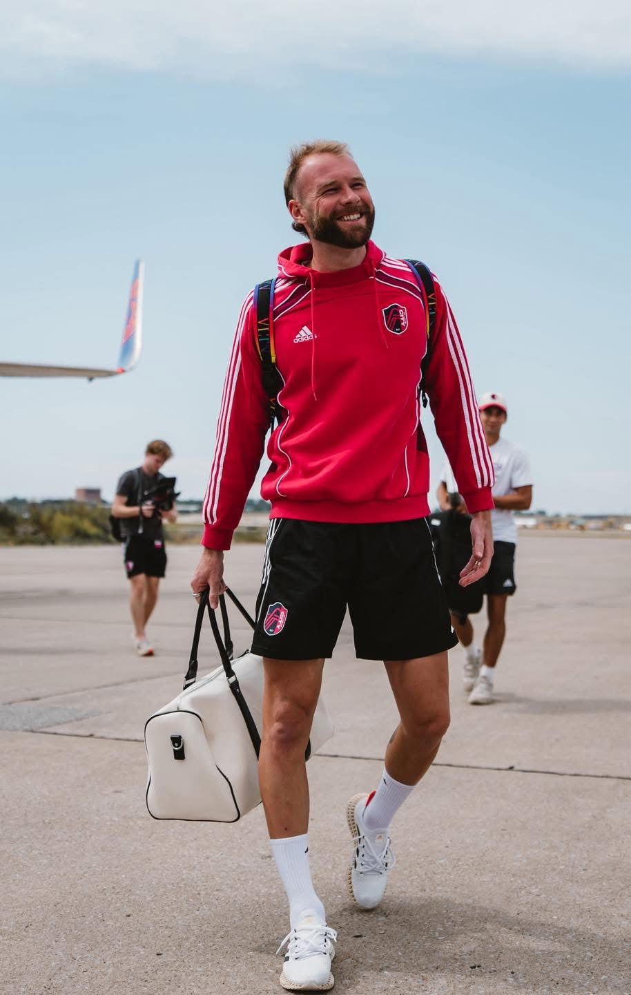 ST. LOUIS CITY SC ADIDAS MENS TRAVEL HOODIE