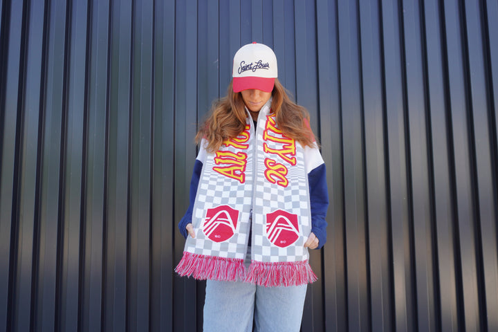 The STL CITY Checkerboard Scarf