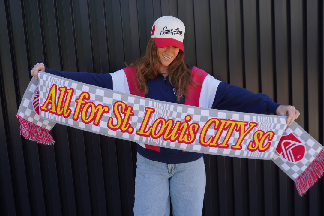 The STL CITY Checkerboard Scarf