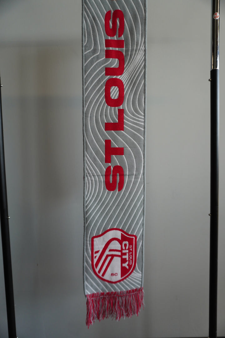 STL CITY SC Gray Confluence Scarf