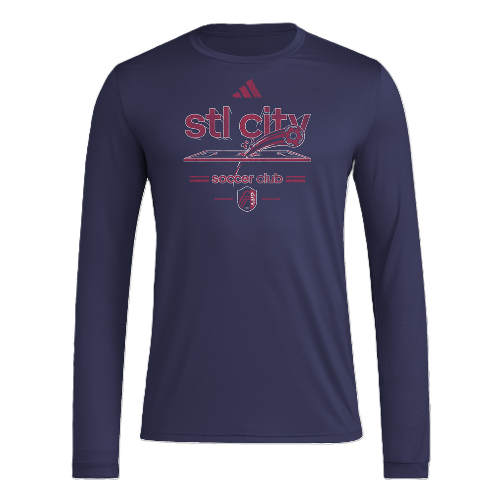 ADIDAS PRE-GAME VINTAGE WORLDIE LONG SLEEVE TEE – St. Louis CITY Go