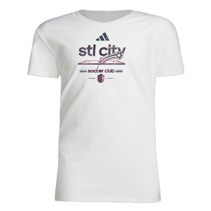 ADIDAS PRE-GAME VINTAGE WORLDIE WHITE TEE