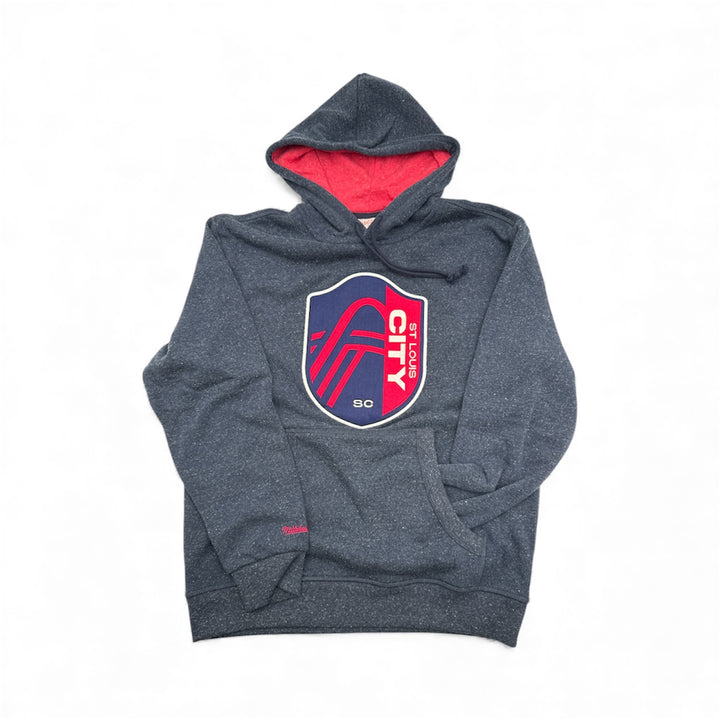 ST. LOUIS CITY SC MITCHELL & NESS SNOW WASHED HOODIE