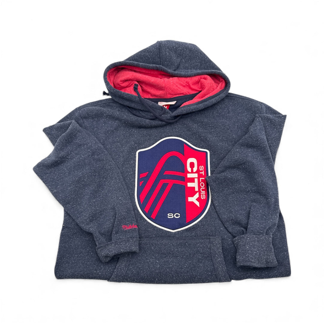 ST. LOUIS CITY SC MITCHELL & NESS SNOW WASHED HOODIE