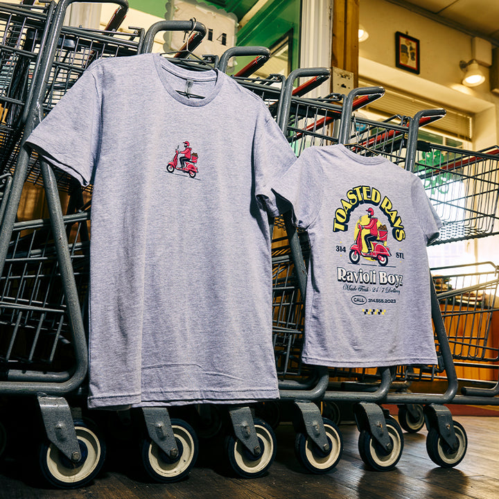 RAVIOLI BOYZ 2025 VESPA TOASTED RAVS TEE