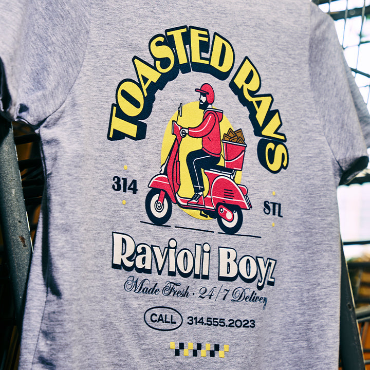RAVIOLI BOYZ 2025 VESPA TOASTED RAVS TEE