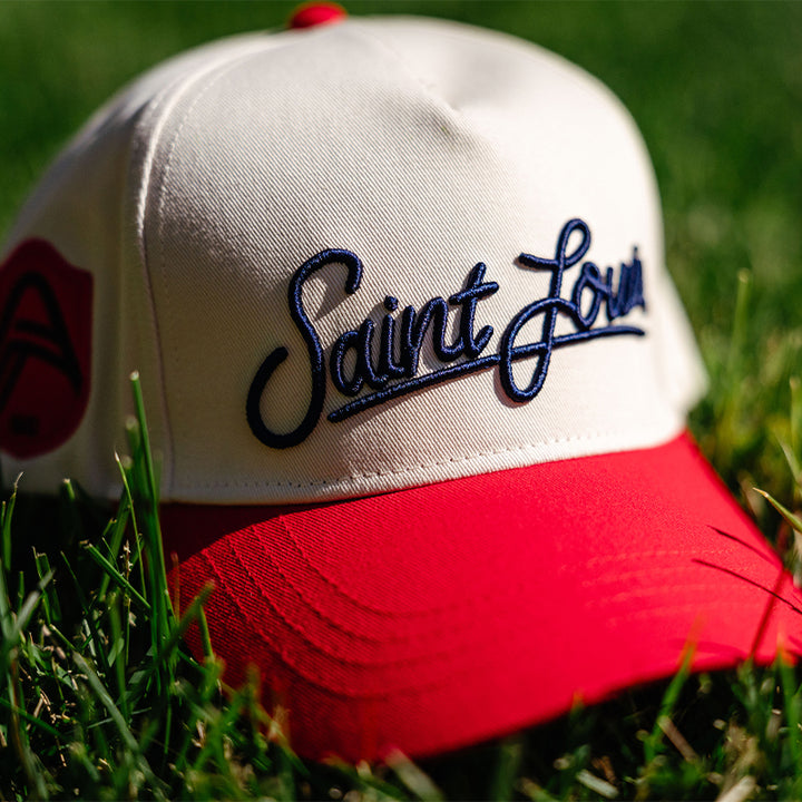 SERIES SIX SAINT LOUIS SCRIPT STRUCTURED HAT